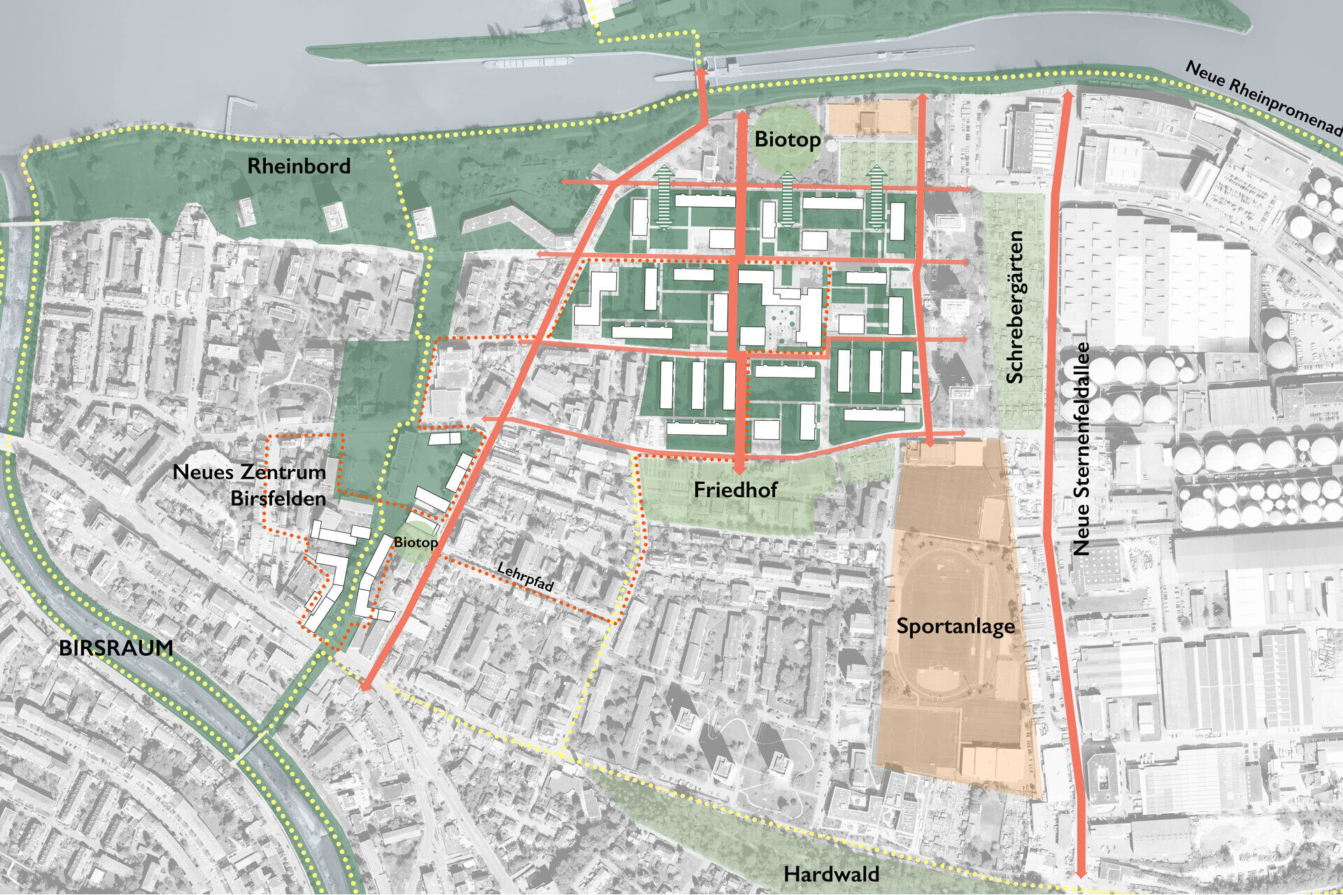 Übergeordnetes Leitbild – Freiraumvernetzung